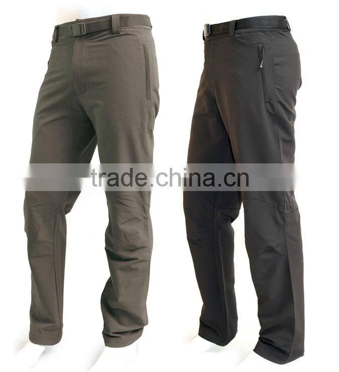 Waterproof hiking pants casual softshell pants for men