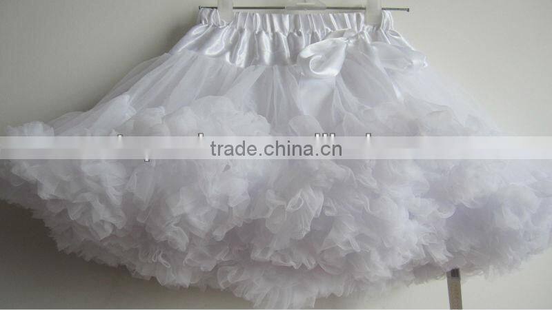 black white baby girl fluffy pettiskirts girl's tutu skirts