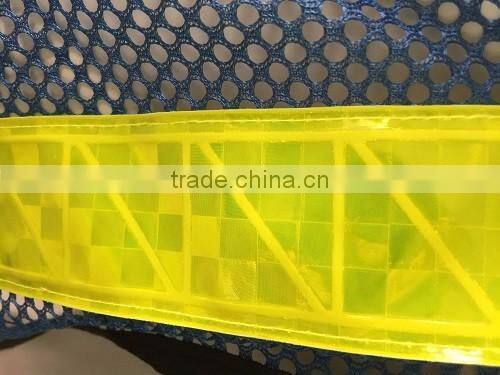 High quality vest mesh yellow safety vest for traffic