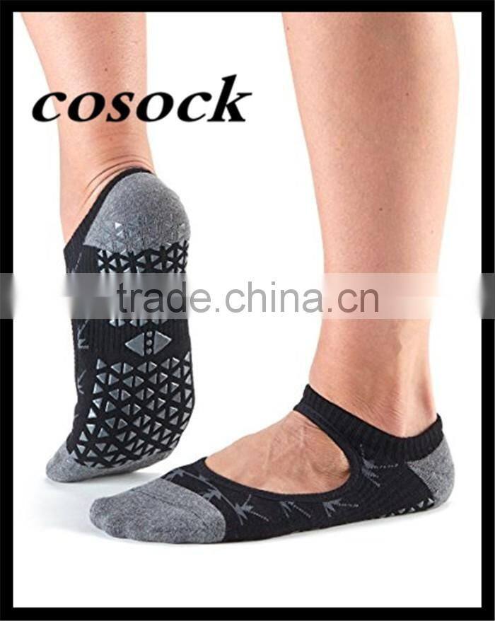 Colorful Non-Slip Grip Toe Socks for Barre, Pilates, Studio, and Yoga