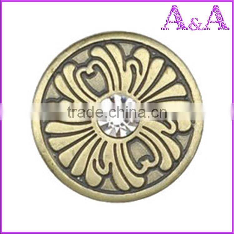 custom stone jeans buttons with rhinestone for apparel various designs customized