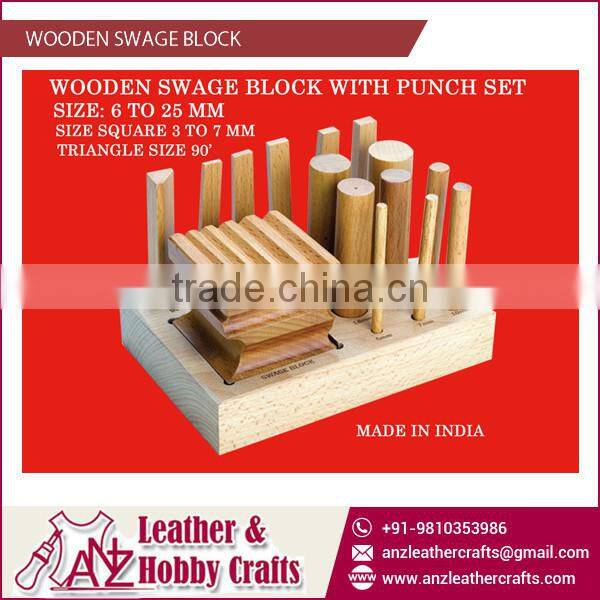 Superior Performance Reliable Nature Wooden Swage Block