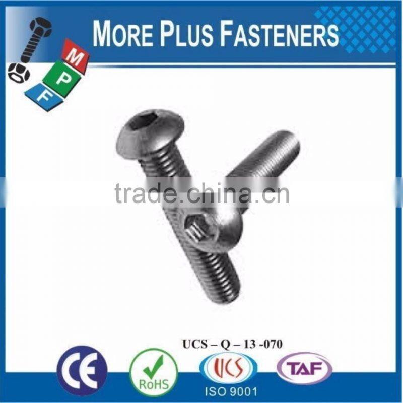 Made In Taiwan Hexagon Socket Button Head Cap Screw