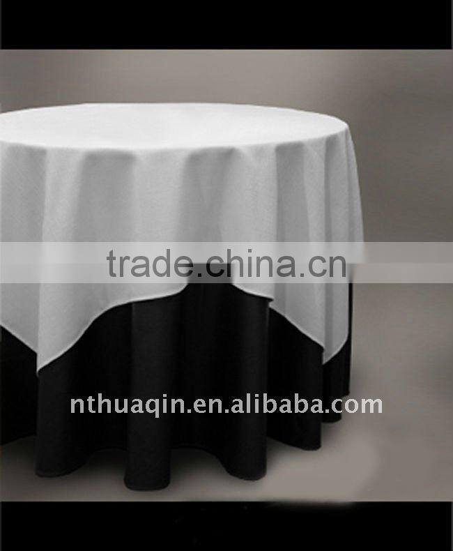 polyester chair cover and table linens for wedding and banquet