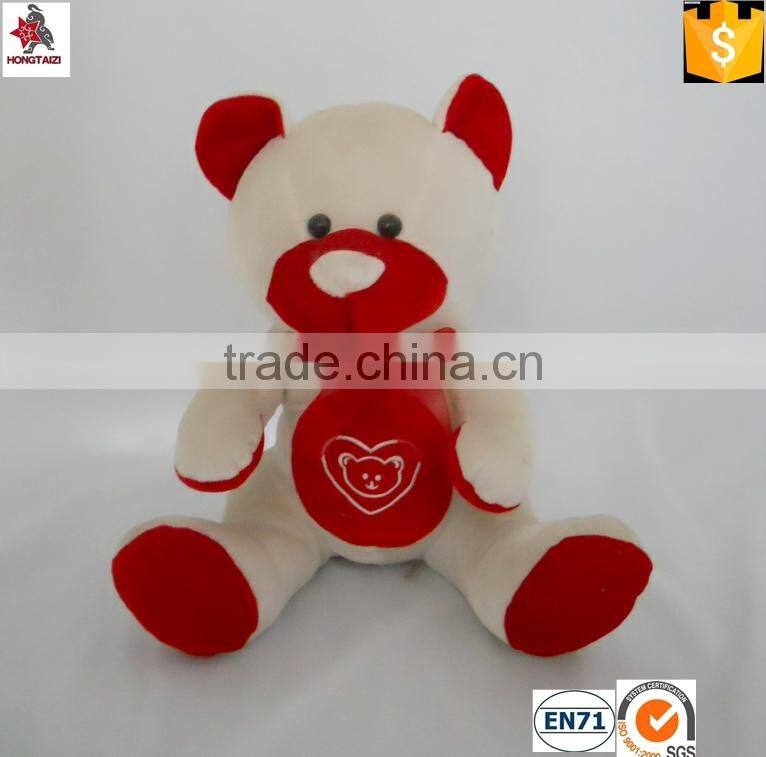 Good quality stuffed animal bear toys for valentine's with bow