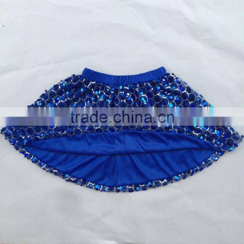 The Newest Design Girl Dress Wholesale Kids Clothes Scale Pattern Sequin Baby Skirt