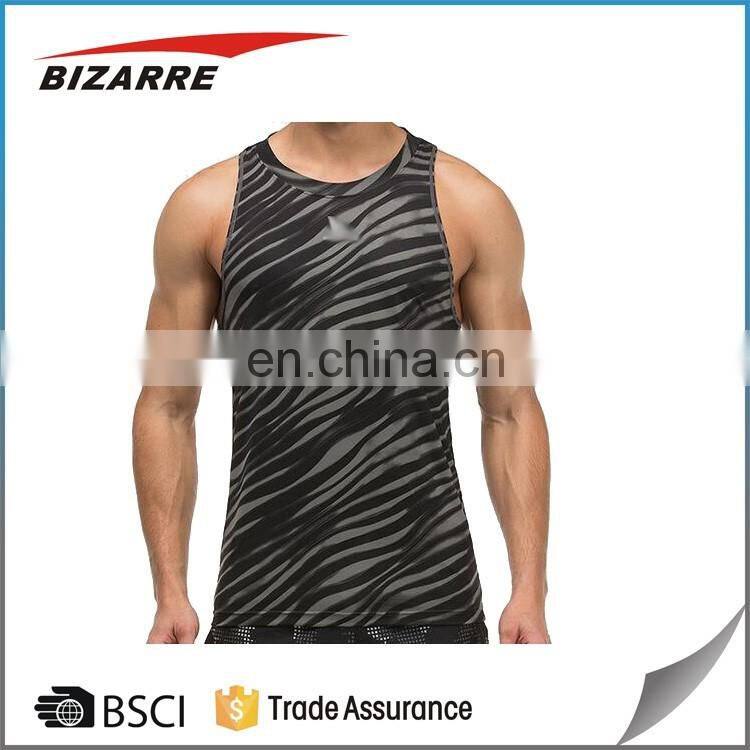 New Arrival Custom Print Burnout Tank Tops For Man Combed Cotton Gym Wear Trending Hot Products