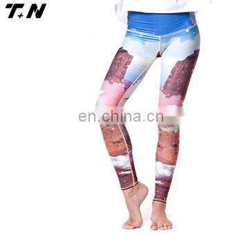 Custom sublimation spandex leggings wholesale