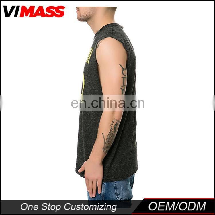 Men's basic cotton gym muscle singlet tank top
