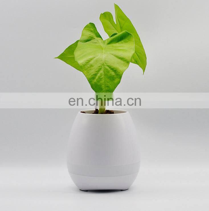 Office decompression toy bluetooth music pots manufacturer custom smart music flowerpot