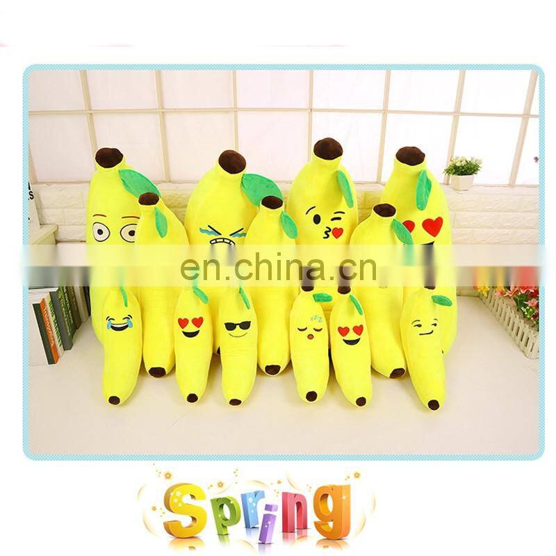 OEM Designs Whatsapp Emoji Stuffed Plush Canana Pillow