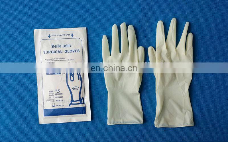 Disposable Medical Supply Latex Examination Gloves