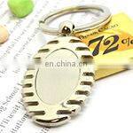 Novelty Blank Heart Shaped Key Ring Custom Maker Metal Stand Car Name
