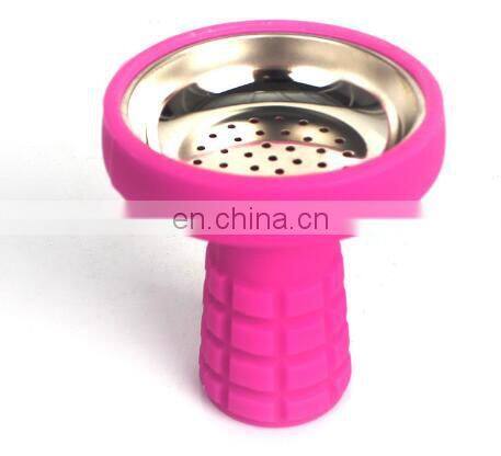 Excellent quality Unbreakable Flower Silicon Hookah Bowl