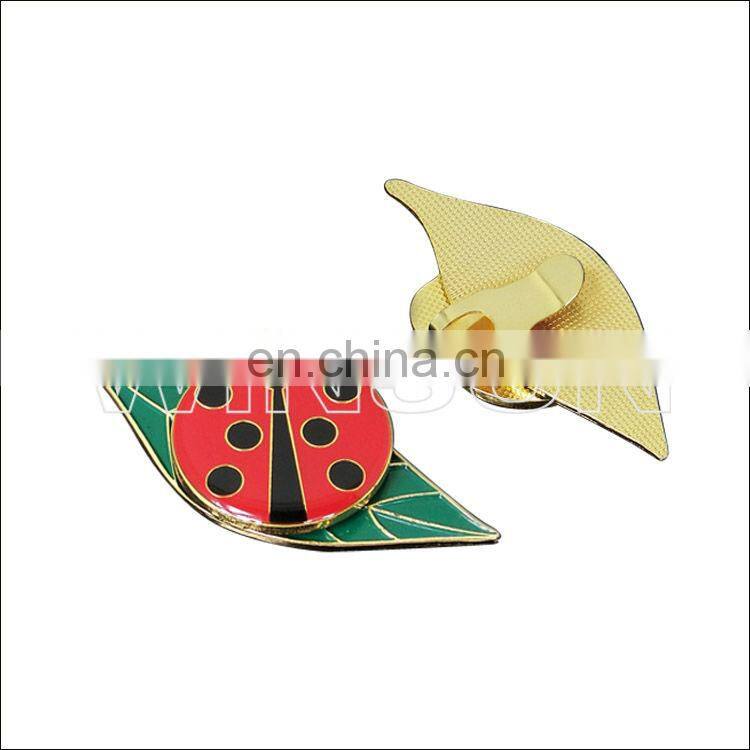 Iron golf hat clip with colors enamel