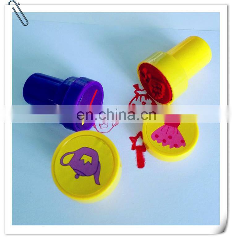 Arabic numbers fruit alphabet children or teacher stamp funny self-inking toy stamp