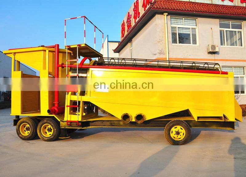 SINOLINKING Portable Small and Effective Gold Mining Trommel with patent
