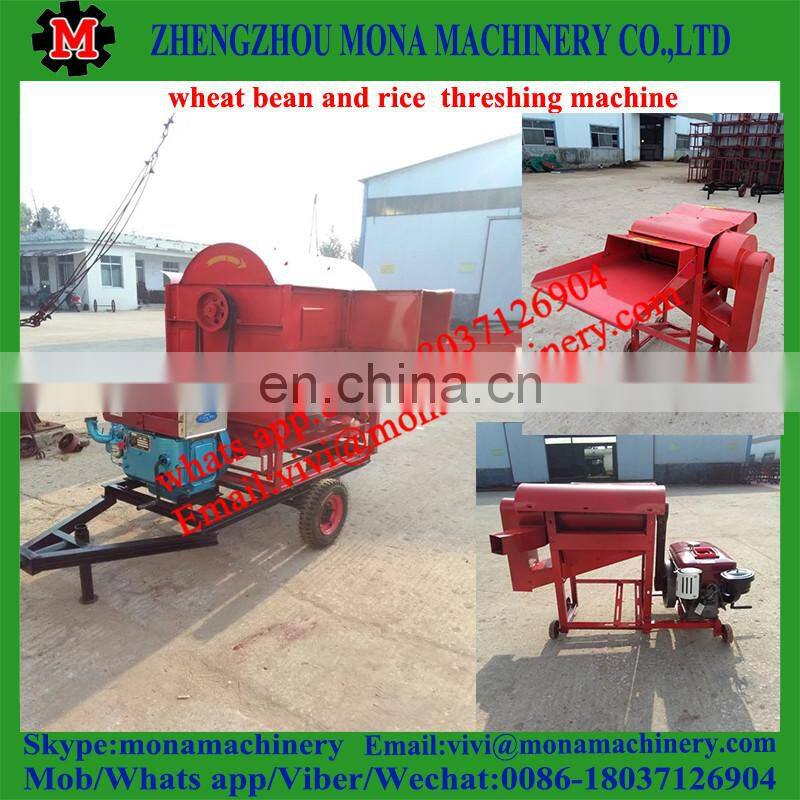 hot sale small multi function 1.5kw 2.2kw Agricultural Wheat Thresher for home use