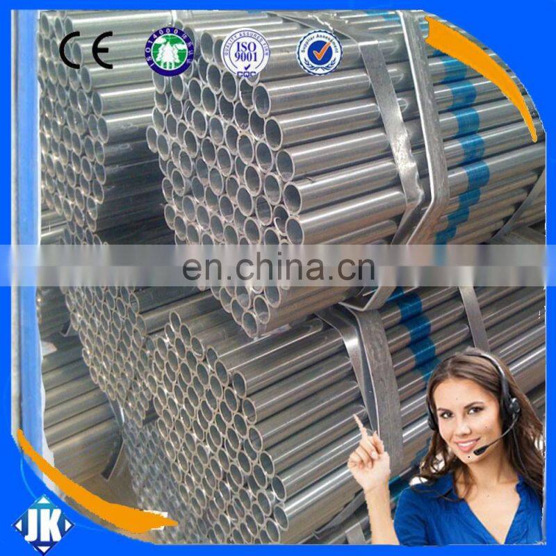 Hot sale! hot dipped galvanized steel pipe tube / gi pipe for greenhouse