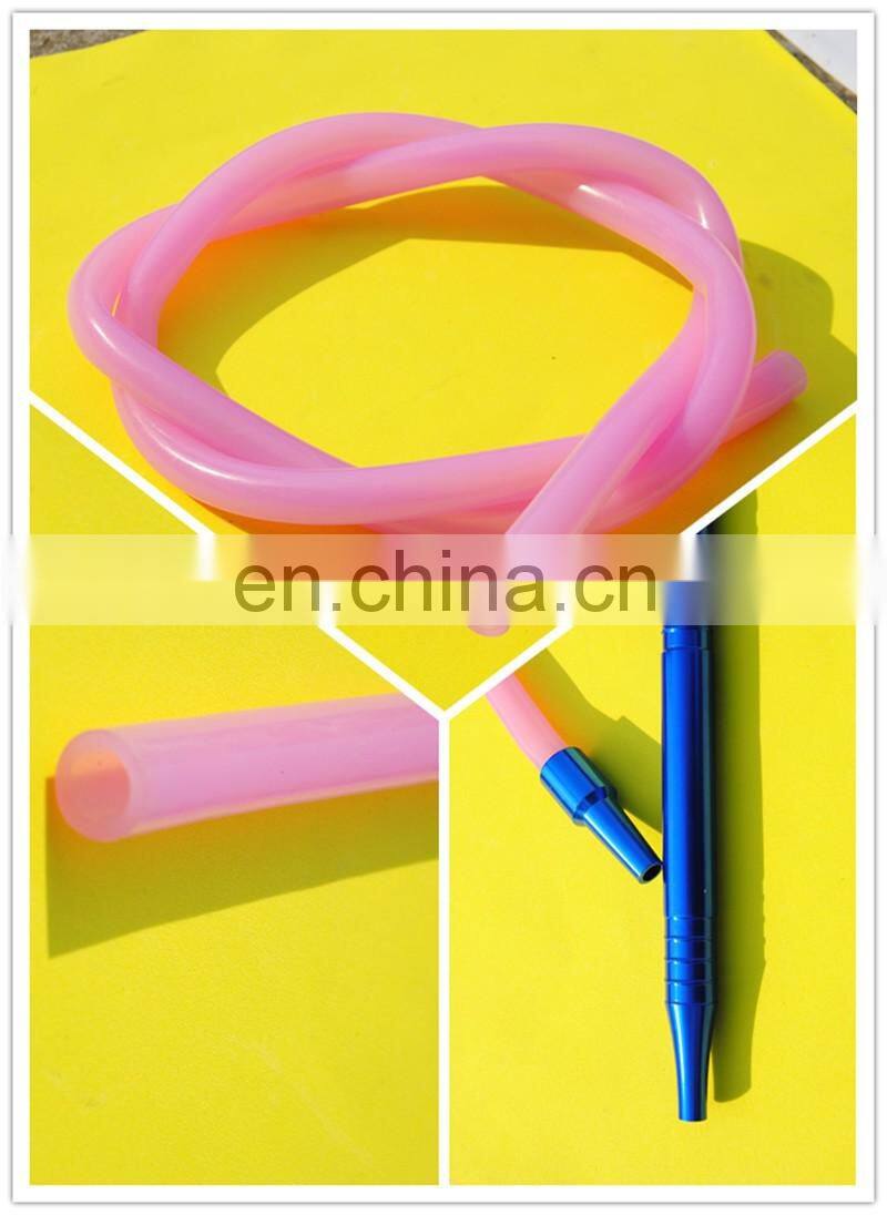 High quality colorful disposable plastic hookah hose/silicone hookah hose