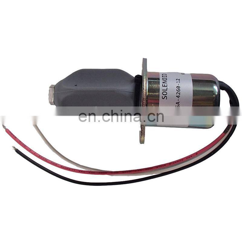 SA-4260-12 Fuel Shut Off Solenoid For Bobcat Syncro-Start