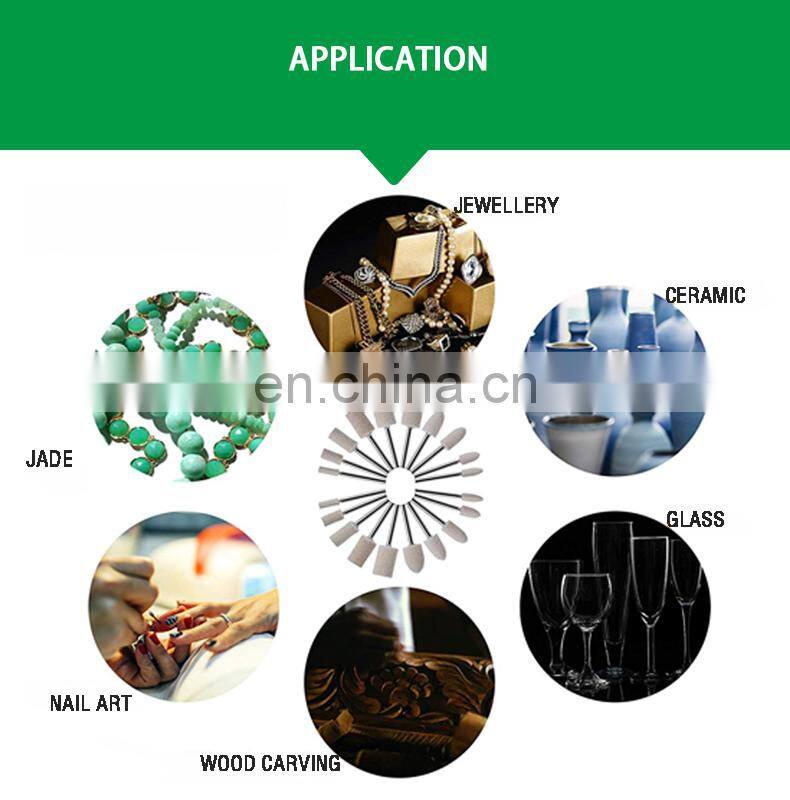 Wool felt Grinding Bobs / cone Polishing Heads