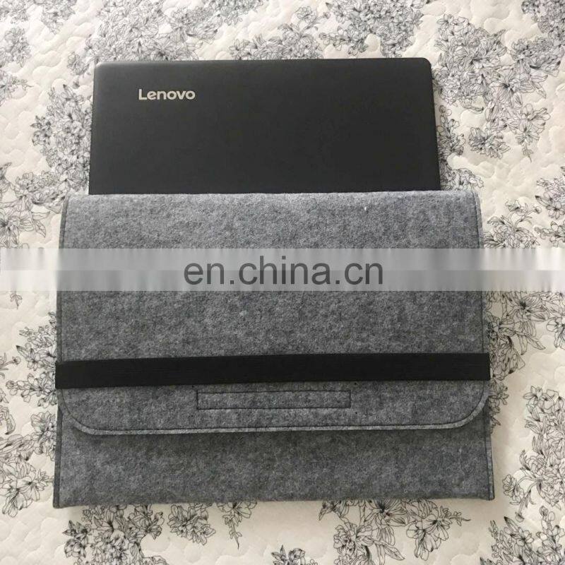 Custom A4 paper bag 15.6inch felt envelope bag file folder for documents/felt laptop bag