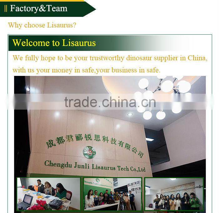 Lisaurus-J Latest Reptile park animatronic animal