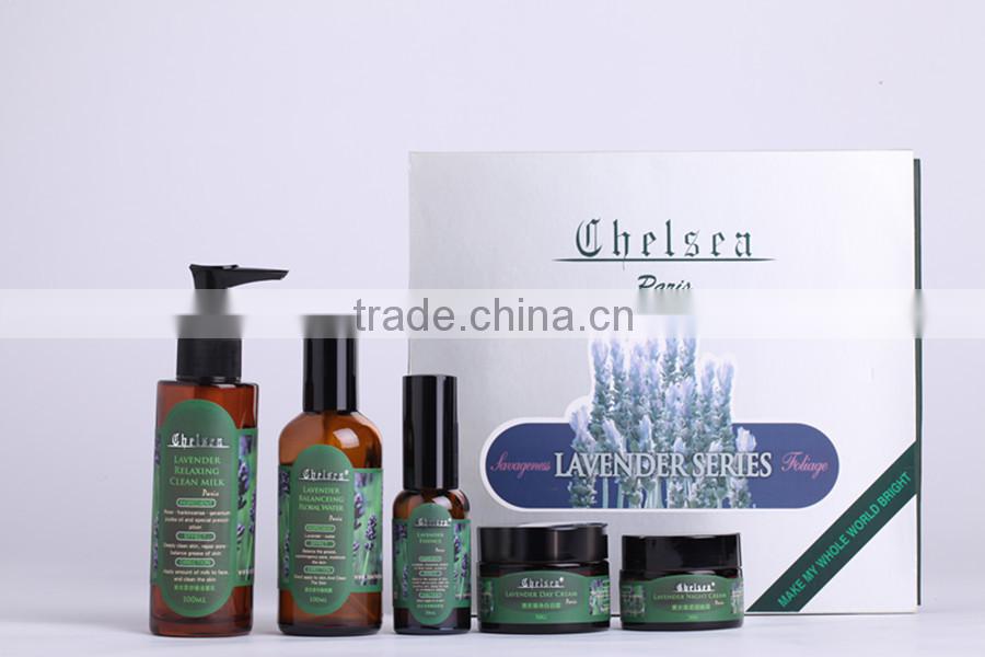 natural rose essence moisturizing whitening facial skin care set