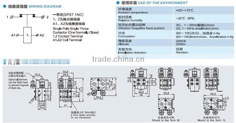 SAYOON DC CONTACTOR CZWB100A