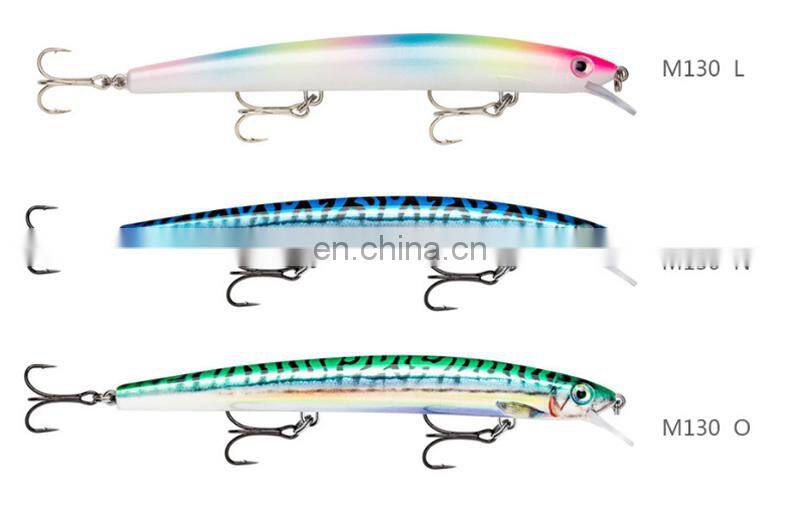 130mm 15g Fishing Lure Hard Minnow Flat Body Longcasting 15 colors Fishing Lure New Arrival Floating Minnow