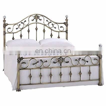 black colour metal bed