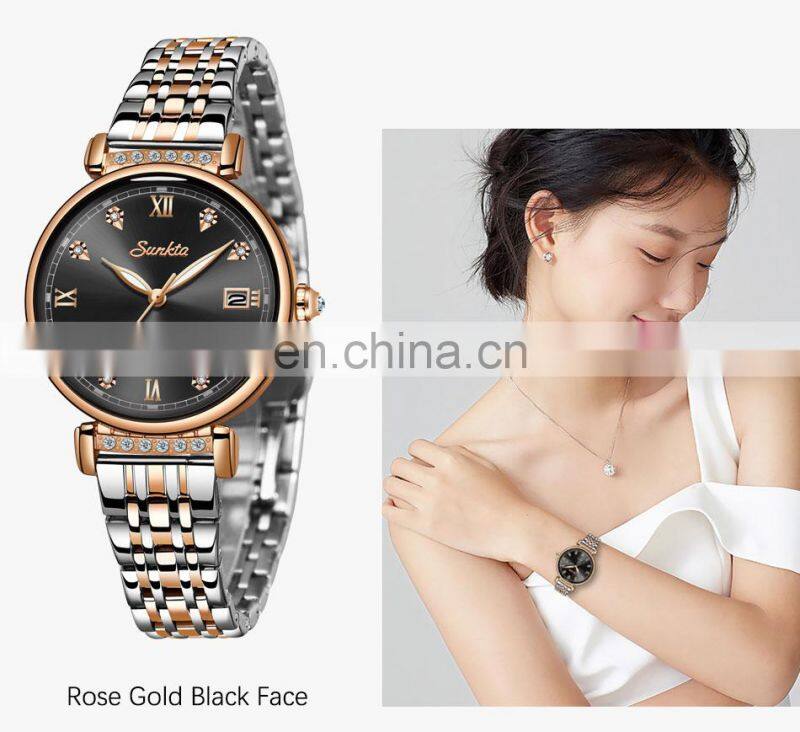 LIGE 6672 Fashion Women Watch Luminous Business Watches Ladies Luxury Waterproof Quartz WristWatch