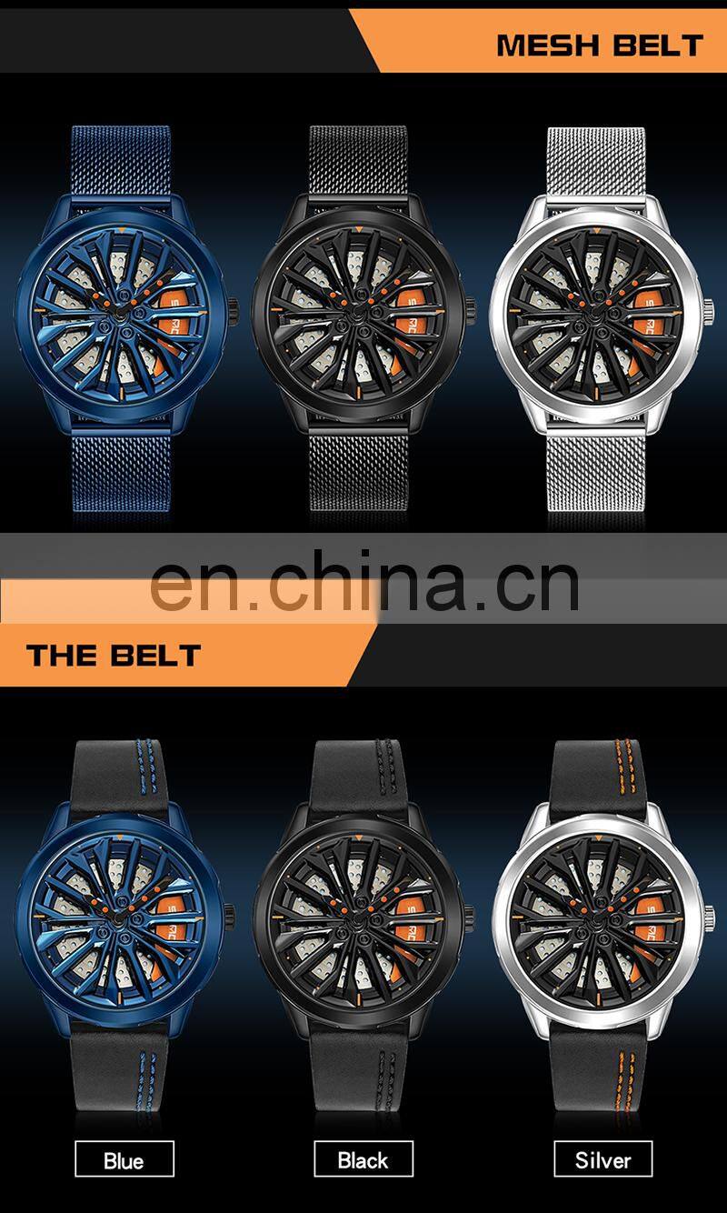 SANDA P1063 New Design Style Men Quartz Watches Waterproof Dials Decoration Simple Sport Men Wrist Watch