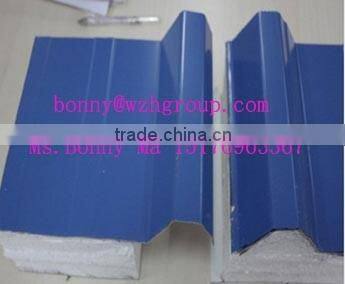 50-150 mm composite ceiling panel and eps , rockwool and PU roof panel