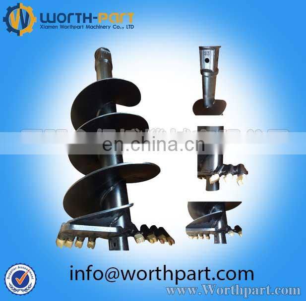 Excavator Auger For Earth Drilling Earth Drilling Machine