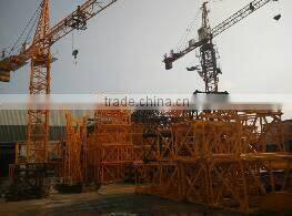 55m jib length 6T tower crane QTZ80 serialsself erecting tower crane