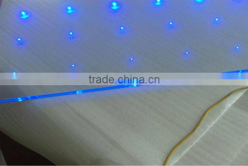 Glass with LED light, Color Toughened Glass Stair with Led Lights