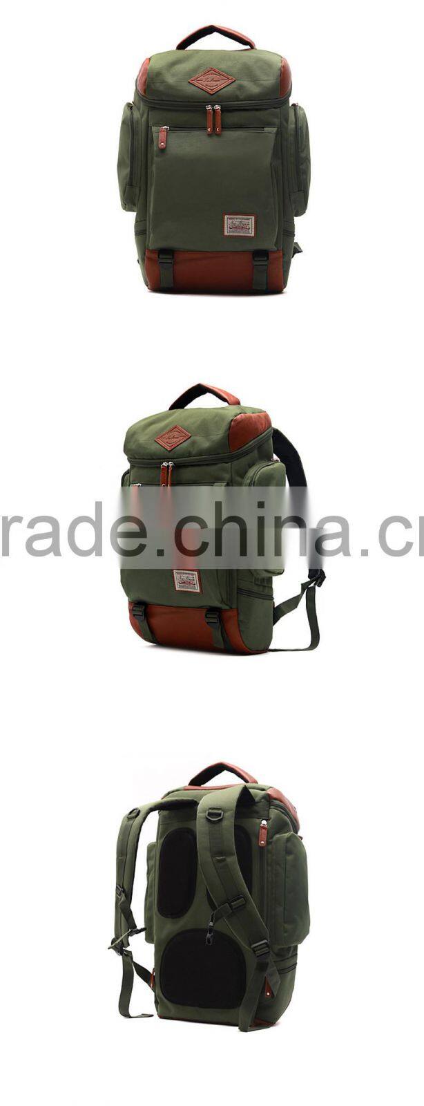 2016 fashion 600D school backpack laptop backpack canvas backpack korea Europ fashion backpack