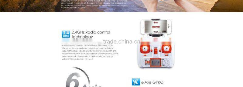 hot sales 3D flips "n" rolls 2.4G 6-axis drone with hd camera MJX X705C