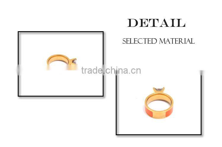titanium gold 316l stainless steel rings gay engagement rings gold ring diamond ring