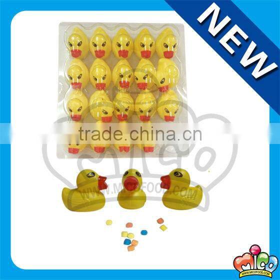 mini hard fruit candy in little yellow duck