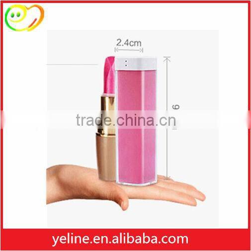 Lipstick size power banks for huawei 7i/mate 8/P9