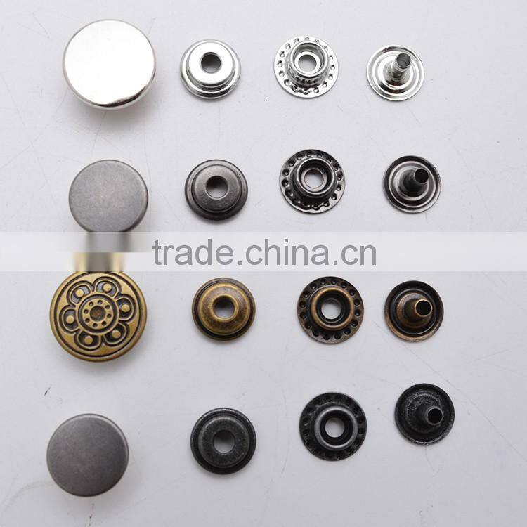 New Product Snap Button Accessories Jewelry Metal Snaps For Clothing