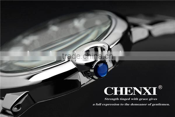 2016 Promotional All Stainless Steel Chenxi Man wrist Watches Brands