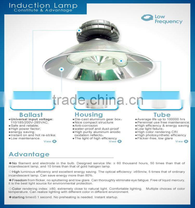high quality 277v circular ballased E40 lvd magnetic induction lamps