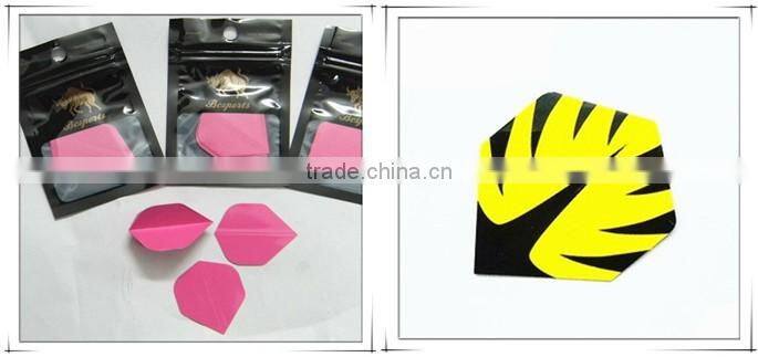High Quality Metallic/PET/PVC Dart Flight
