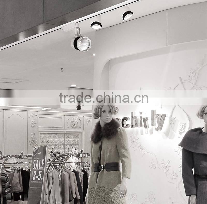 modern commercial shop use 9w 24w cob led track light