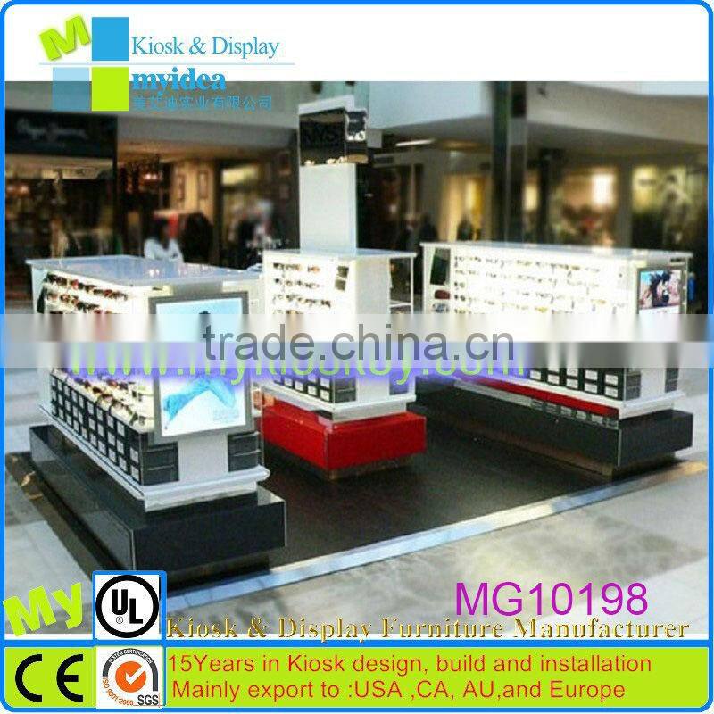 Hot sale sunglass display/acrylic sunglass showcase