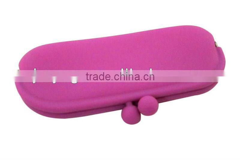 Cheap silicone purse wallet/ silicone coin purse/new product design silicone pouch